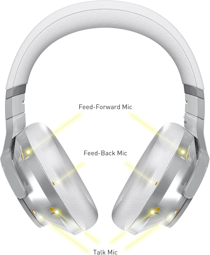 Technics EAH-A800E-S Bluetooth Kopfhörer, Over-Ear mit Noise Cancelling und Mikrofon, einfache Verbi