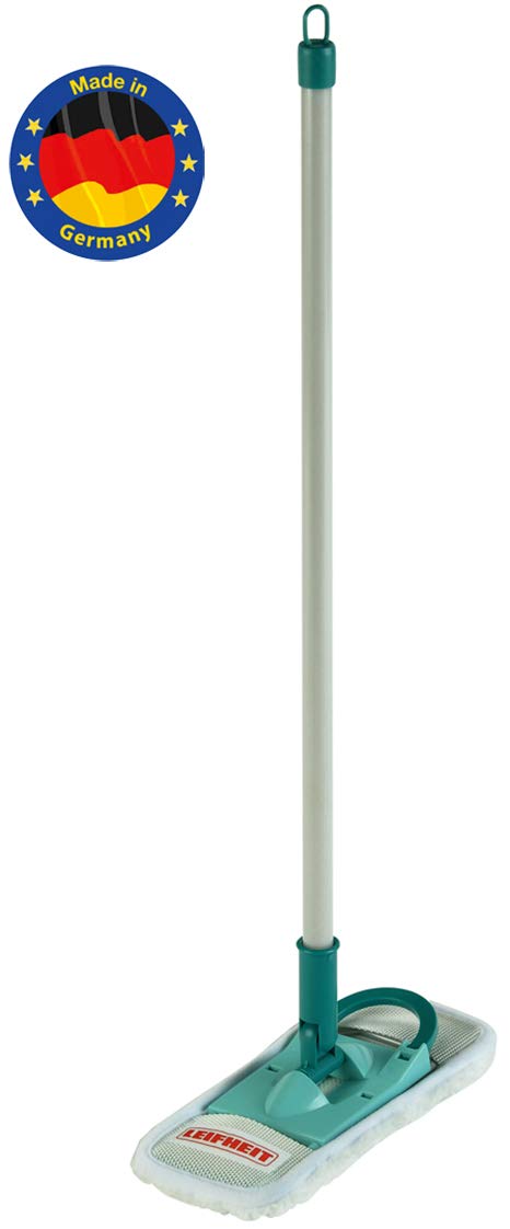 Theo Klein 6554 Leifheit Wischer I Kinder-Flachwischer mit abnehmbarem Wischaufsatz I Masse: 22 cm x