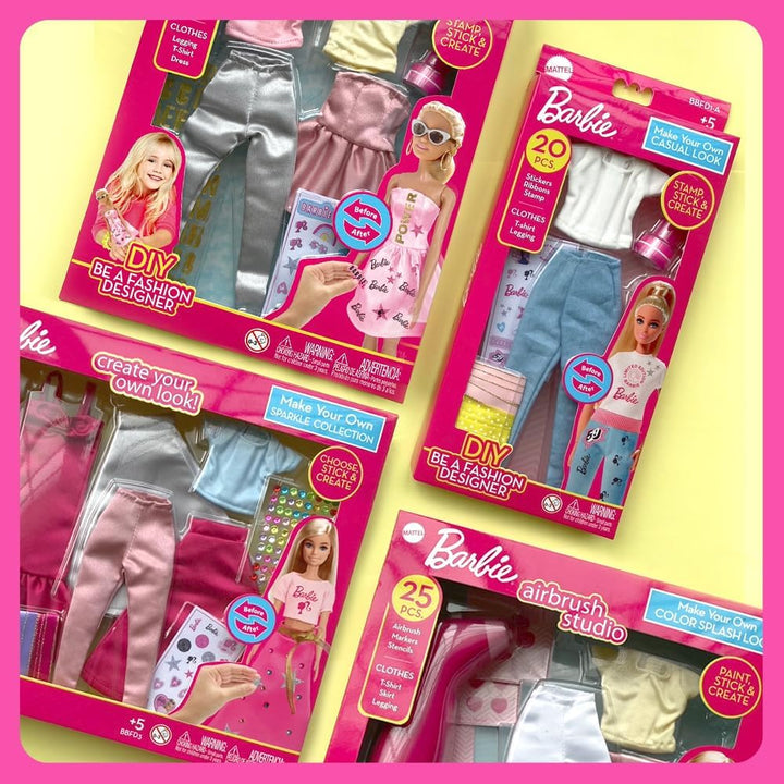 Barbie Make Your Own Outfit - Sparkle Collection 12-calowy, 12-inch (Sparkle Collection)
