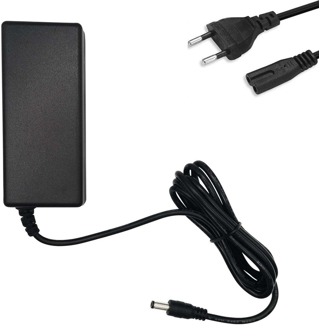 MyVolts 12V EU-Netzteil kompatibel mit Denon DN-MC6000 DJ Controller - mit Verlängerungskabel und In