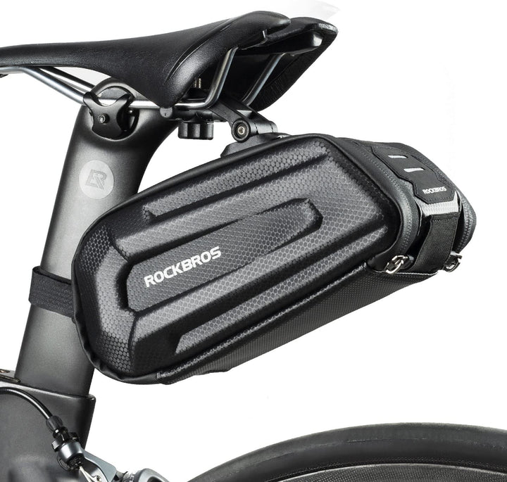 ROCKBROS Fahrrad Satteltasche Fahrradtasche Wasserabweisend 3D Hard Shell Fahrradsitz Tasche mit Sch