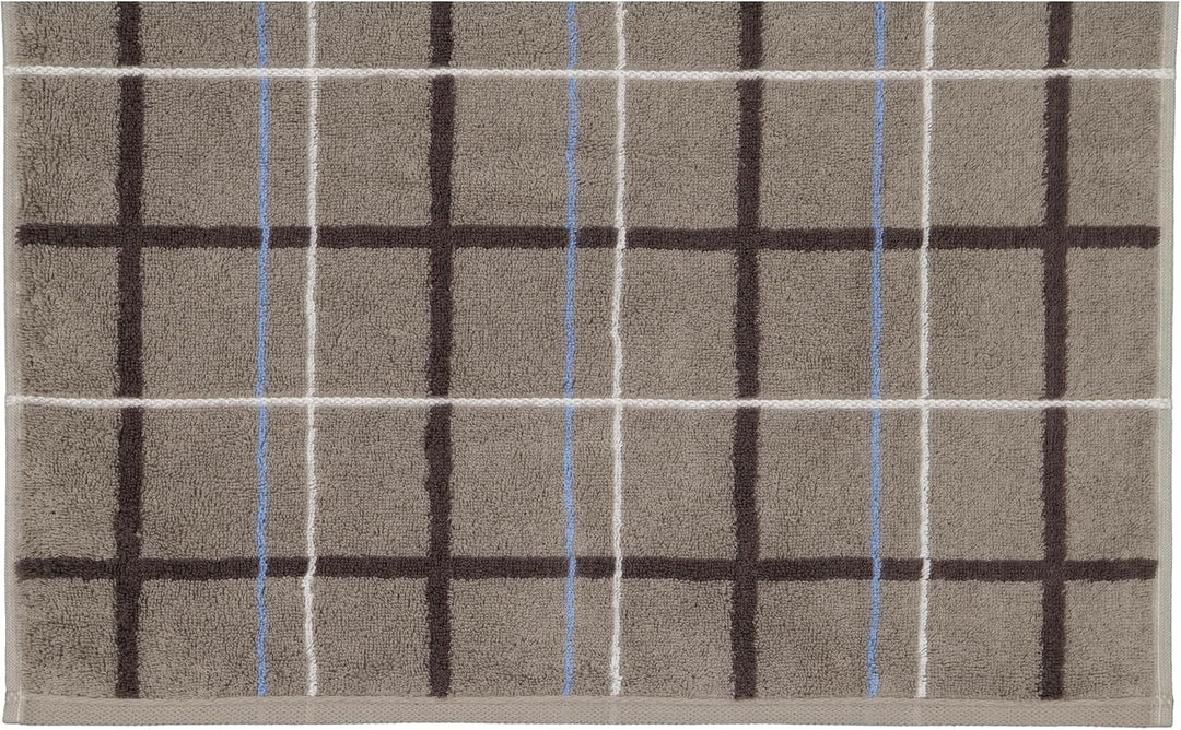 CAWÖ Home Handtücher Avenue Karo 339 Graphit - 73 Duschtuch 70x140 cm, Duschtuch 70x140 cm