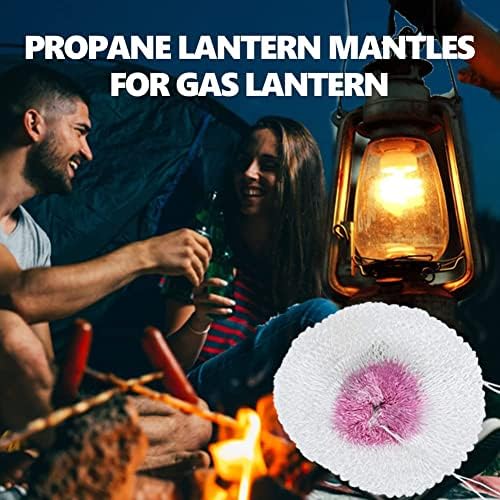 Glühstrumpf Gaslampe, Campingaz Lampe Gluehstrumpf, 20 Stück Glühstrumpf für Gaslaterne Camping-Gas-