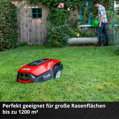 Einhell Mähroboter FREELEXO 1200 LCD BT Power X-Change (Li-Ion, 18 V, Multizonenmäher, Bluetooth App