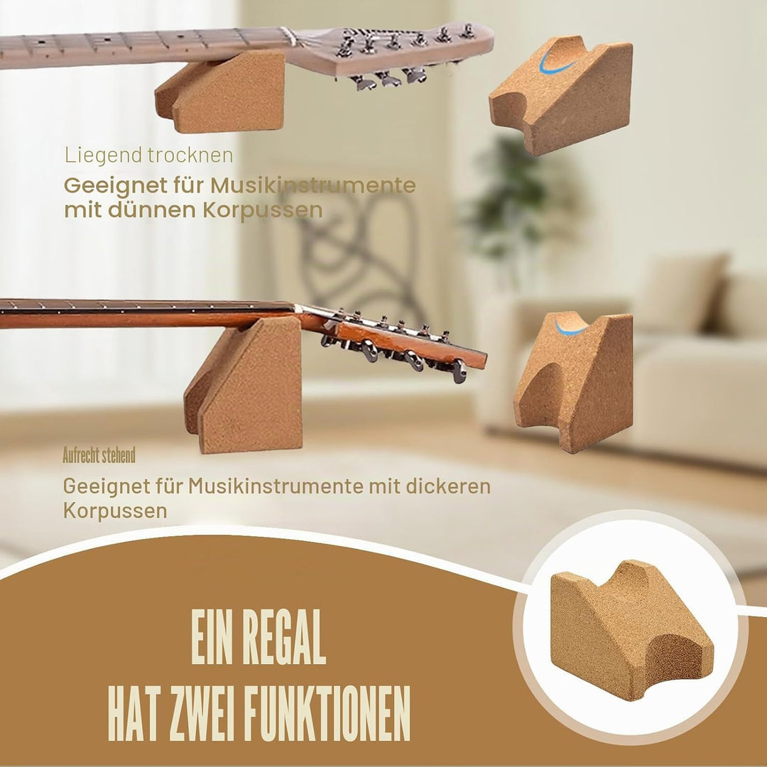 Gitarrenhalsstütze, Gitarren Halsstütze Stützkissen Halsstütze aus Kork Gitarre Reparatur Werkzeug P