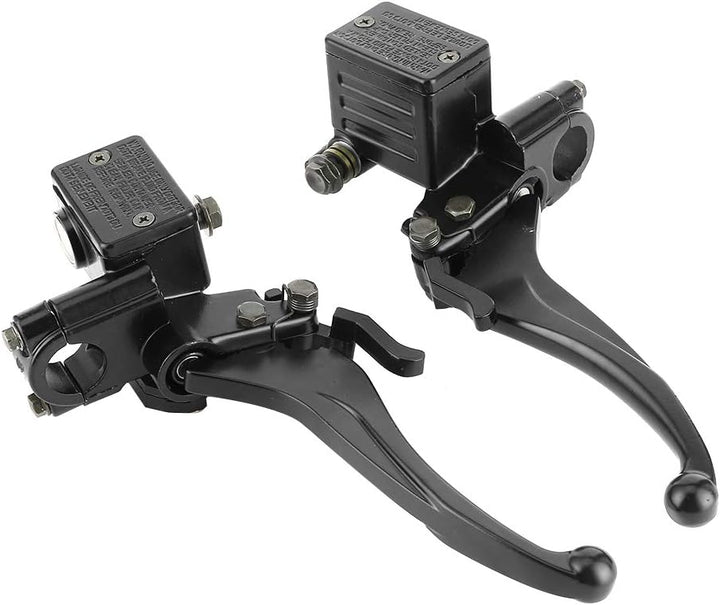 Terisass 7/8"linker/rechter hydraulischer Hauptbremszylinder, Kupplungsbremshebel Sitzstange mit Gri