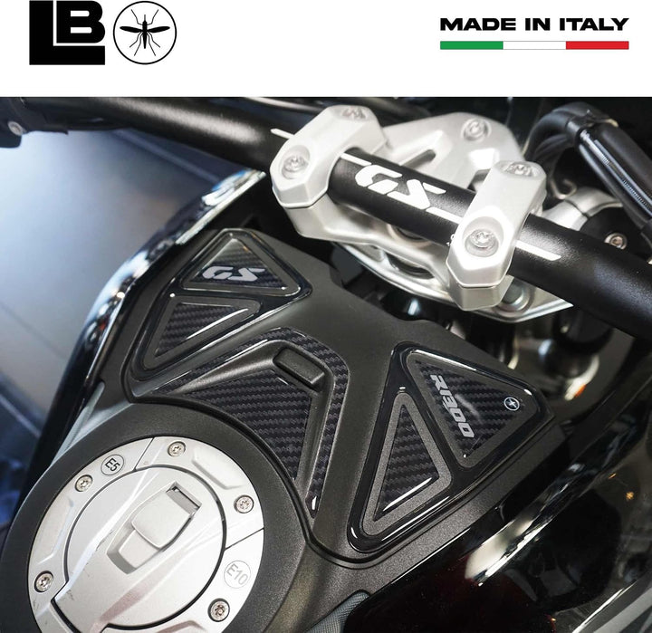 LABELBIKE 3D Motorrad Tankdeckelaufkleber kompatibel mit BMW | R1300GS, Harzschutz, Kratzfestigkeit,