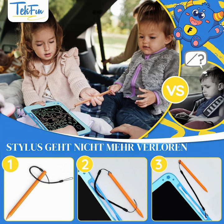 TEKFUN LCD Schreibtafel Kinder Spielzeug ab 3 4 5 6 7 Jahre alt Junge Mädchen, 8,5 Zoll Zaubertafel
