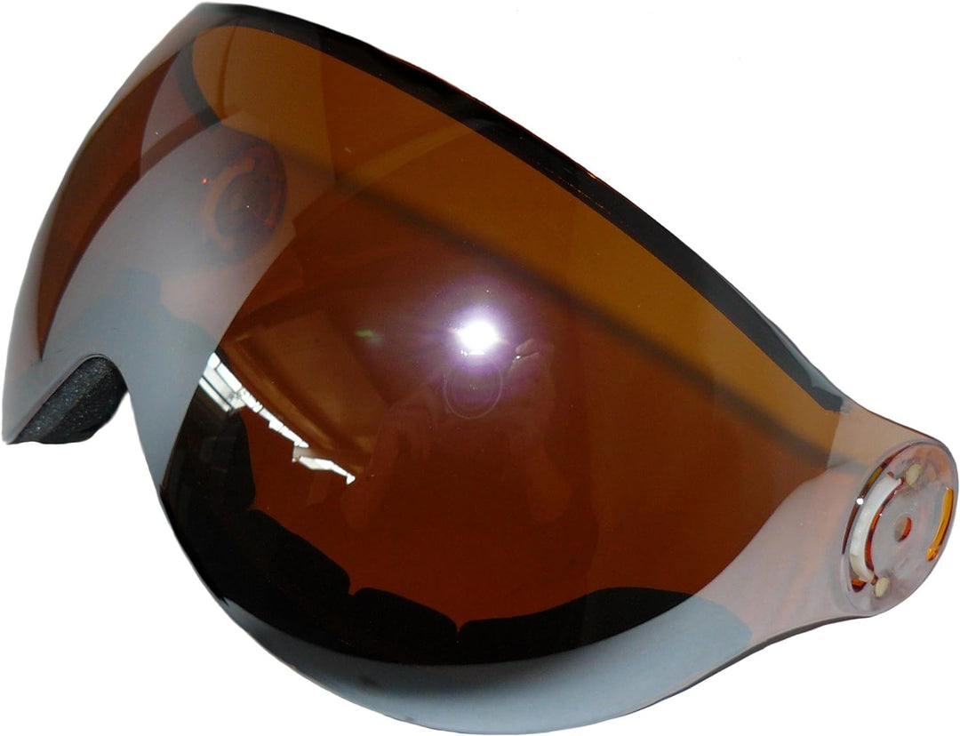 protectWEAR Skihelm MS95 schwarz matt mit Zwei Visieren klappbar, M