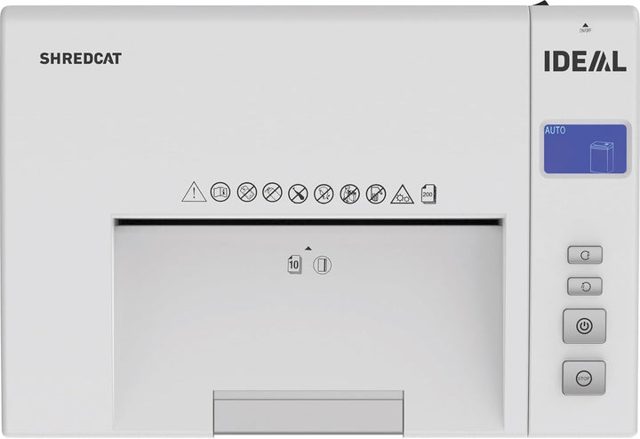 Autofeed Aktenvernichter IDEAL Shredcat 8292, 200 Blatt Papierstapel mit automatischem Einzug schred