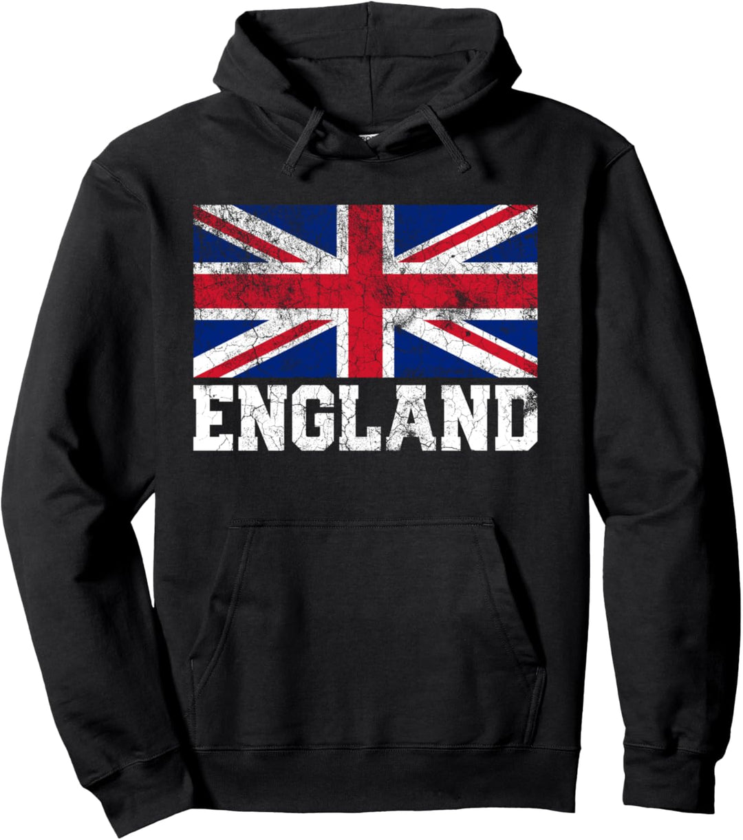 Union Jack Flagge UK England United Kingdom Roots Herren Damen Pullover Hoodie