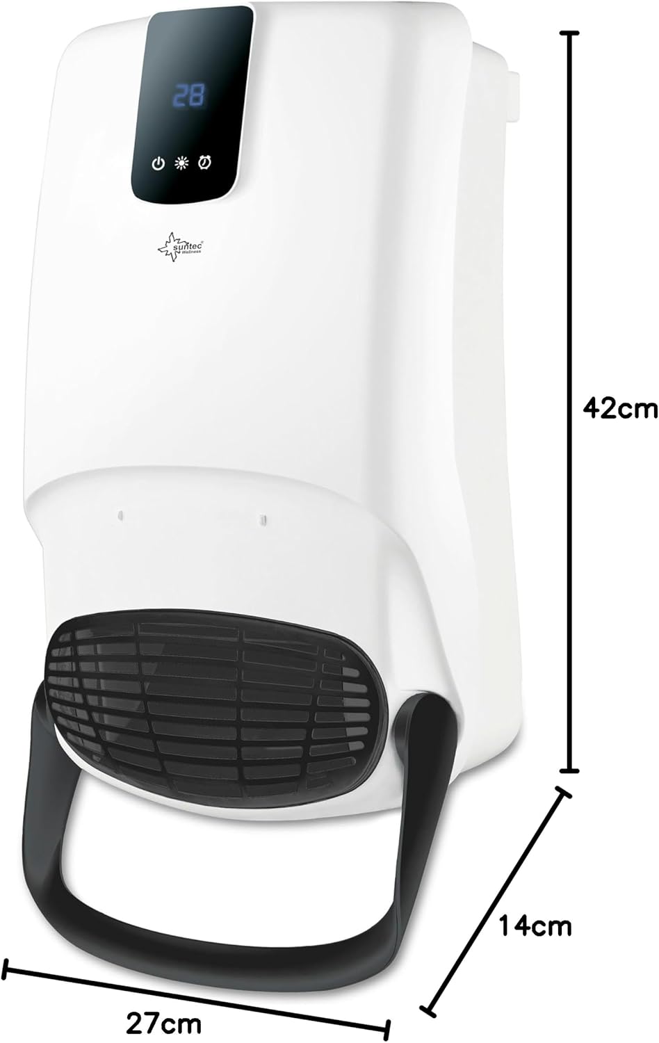 SUNTEC Badschnellheizer Heat Stream 2000 slim, Weiss