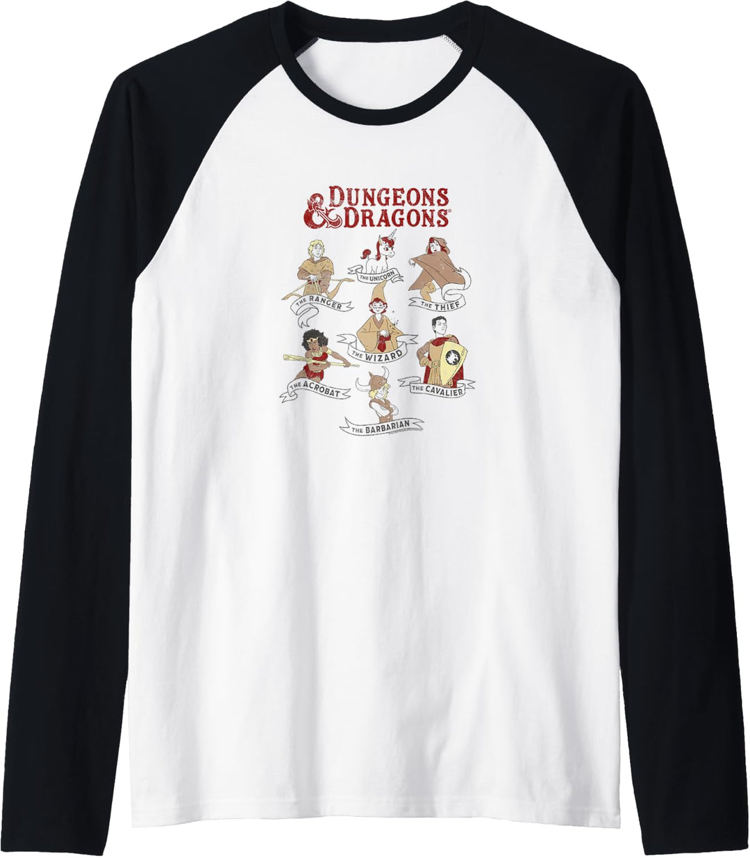 Dungeons &amp; Dragons Textbook Players Raglan