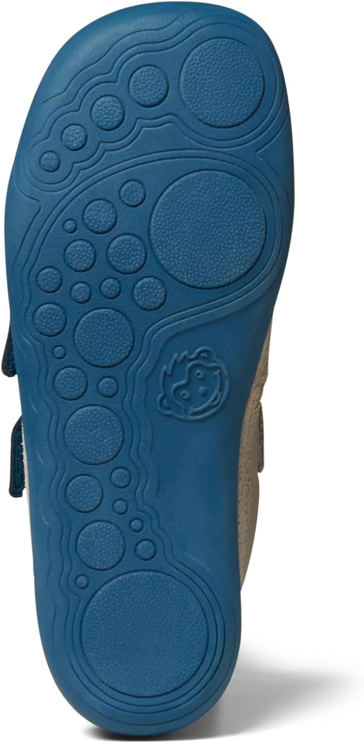 Affenzahn Barfussschuh Leder Buddy mit Klettverschluss Weich rutschfest Flexibel Reflektierend für J