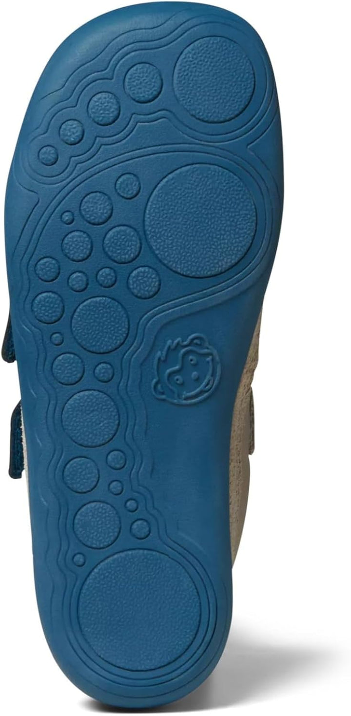 Affenzahn Barfussschuh Leder Buddy mit Klettverschluss Weich rutschfest Flexibel Reflektierend für J