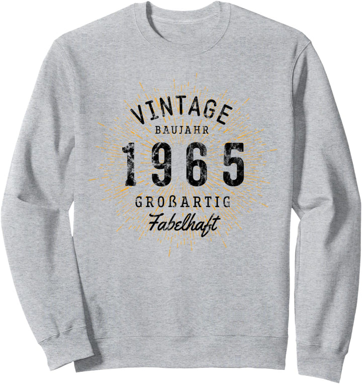 Vintage geboren 1965 Geburtstag Sweatshirt