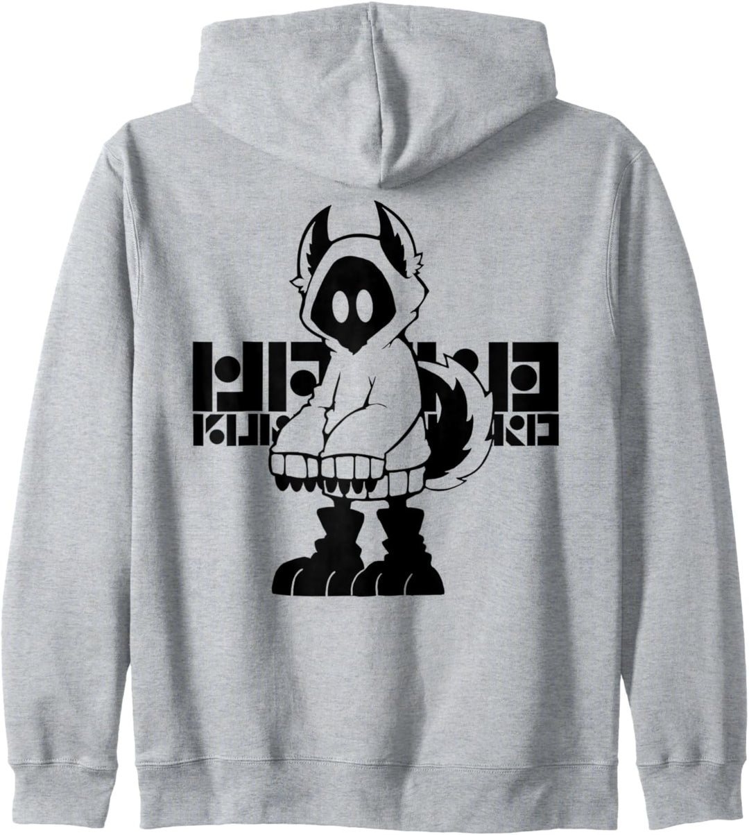 nog-T-0009-Hundeweiss Kapuzenjacke