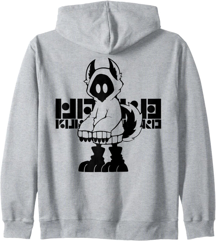 nog-T-0009-Hundeweiss Kapuzenjacke