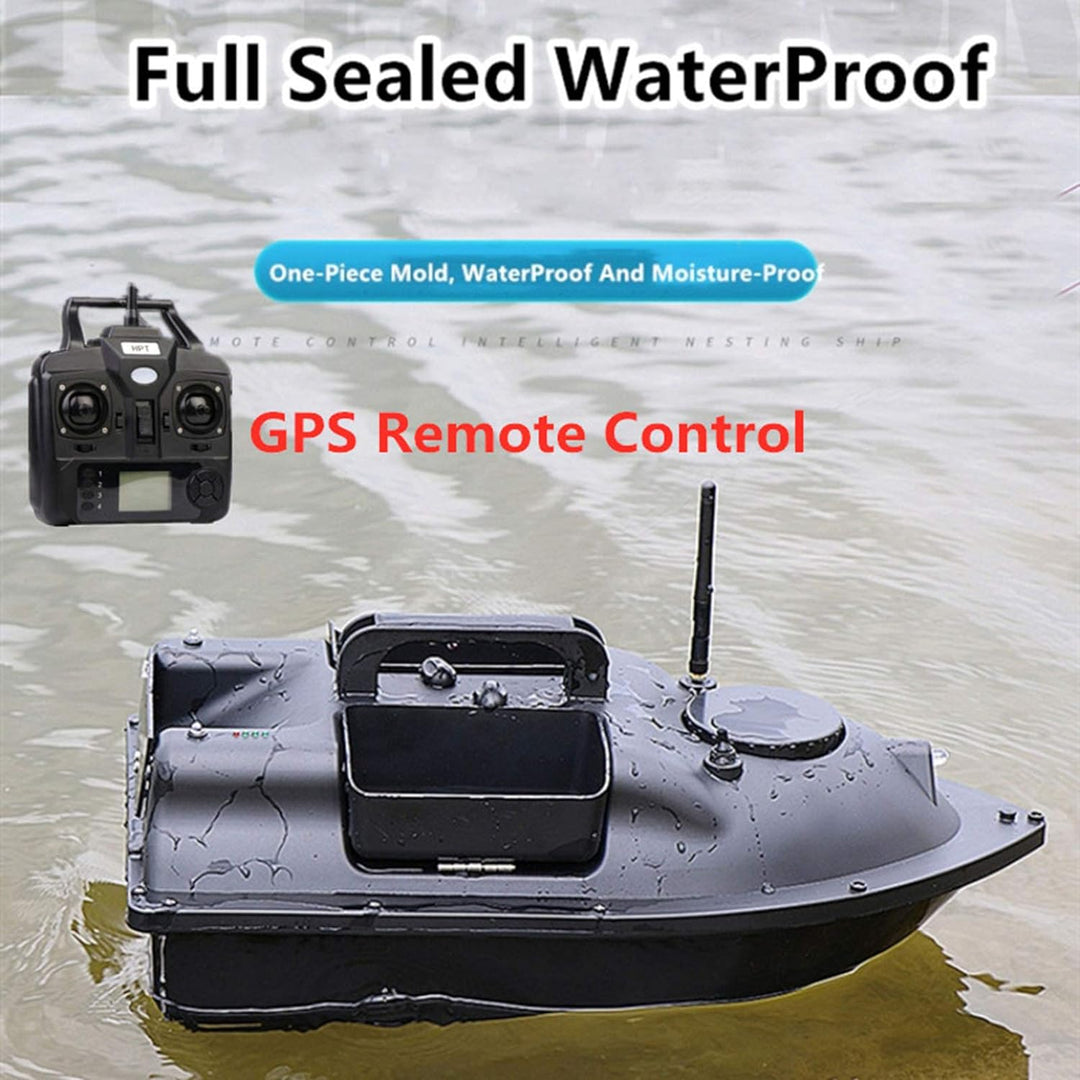 DYJD GPS-Smart-RC Wireless-Köder-Boot 2kg Laden automatischer Vorschub Return Fernbedienung 500M Ent