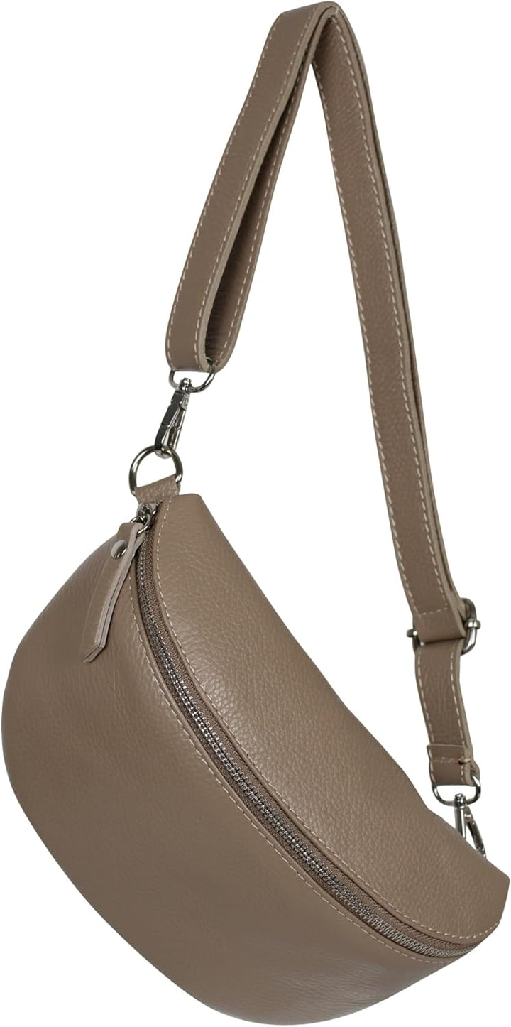 AmbraModa GLX1 - Damen Herren Unisex kleine Hüfttasche Gürteltasche Bauchtasche Umhängetasche aus Ec