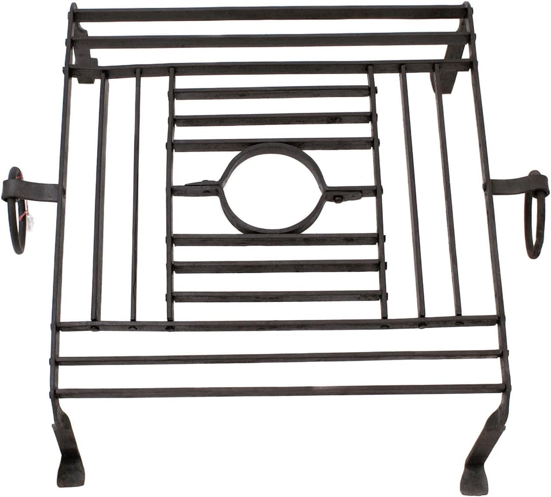 Ulfberth Römischer Grill, Craticula, handgeschmiedet Grillen und Kochen auf dem Lagerfeuer