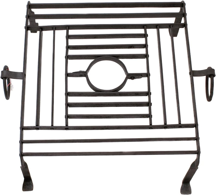 Ulfberth Römischer Grill, Craticula, handgeschmiedet Grillen und Kochen auf dem Lagerfeuer