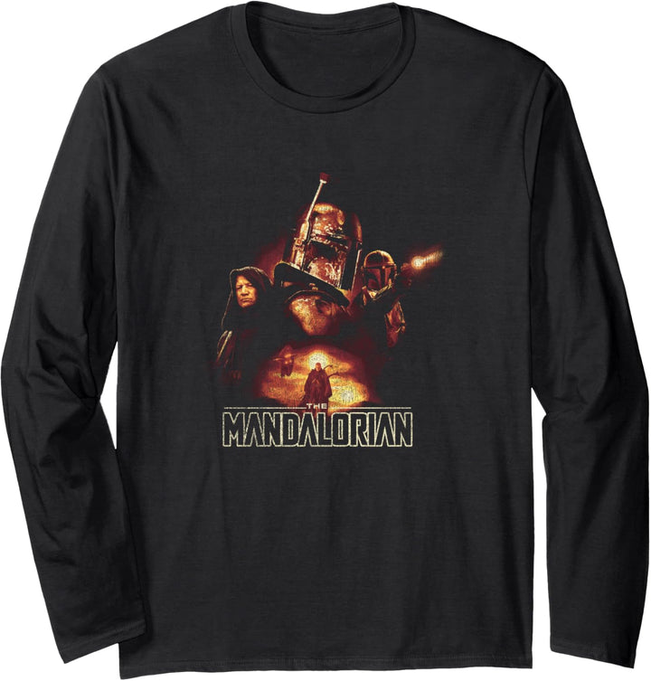 Star Wars The Mandalorian Fett Journey Langarmshirt