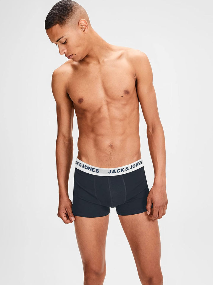 JACK &amp; JONES Male Shorts 5er-Pack Herrenunterwäsche in Grösse XS–XXL S Blau (Blue Heaven/Detail: Blu