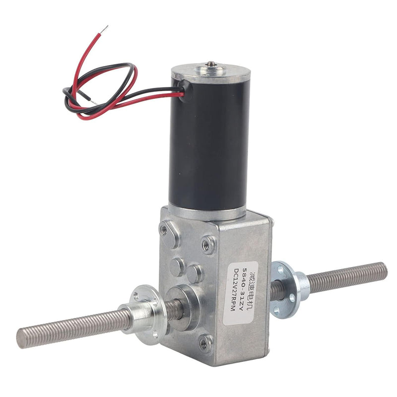 12V Getriebemotor mit hohem Drehmoment, M8 Doppelwellen 1280 Motor Schnecken Getriebemotor Koaxial U