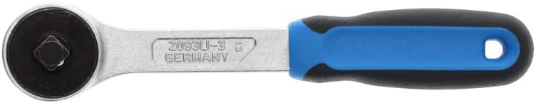 GEDORE Umschaltknarre, für 1/4 Zoll, 6,3 mm Antrieb, 5degree Rückschwenkwinkel, 129 mm lang, 2K-Grif
