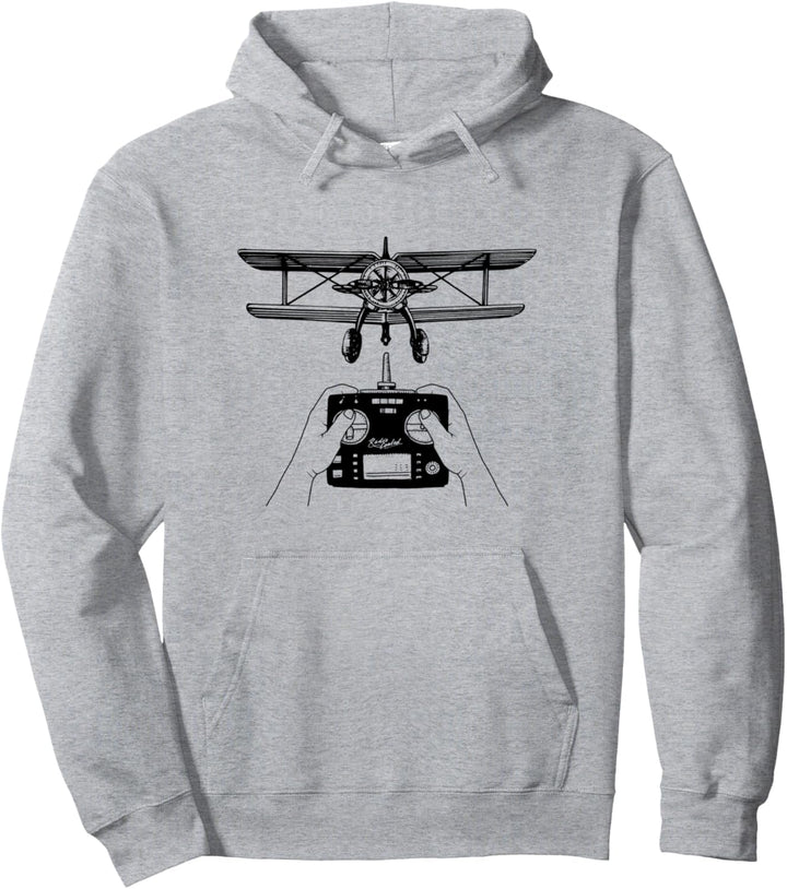 RC Flugzeug-Fernbedienung Pullover Hoodie