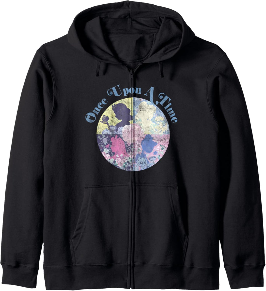 Disney Princess Once Upon A Time Silhouette Kapuzenjacke