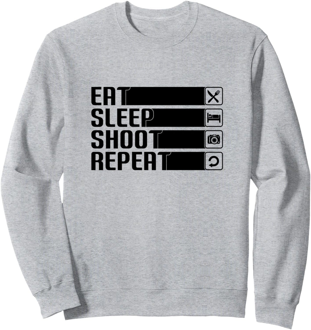 Fotograf Fotografie Spruch Kamera Objektiv Fotojournalist Sweatshirt
