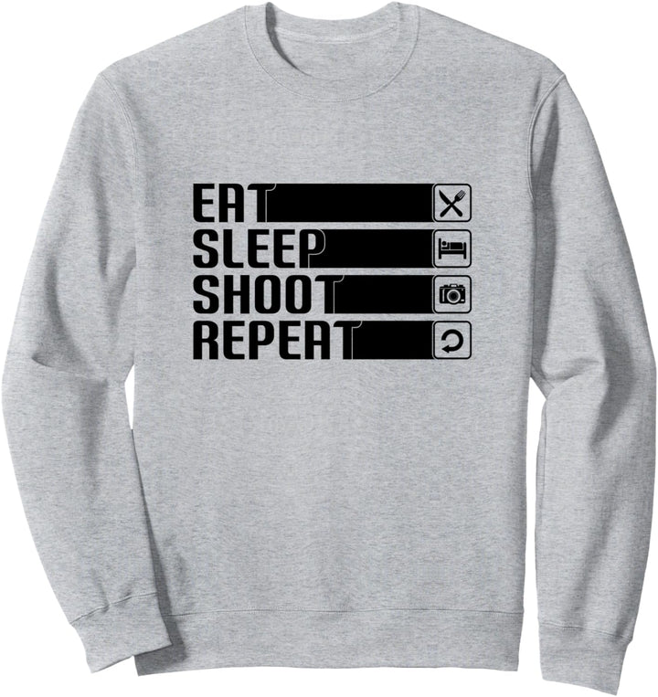 Fotograf Fotografie Spruch Kamera Objektiv Fotojournalist Sweatshirt