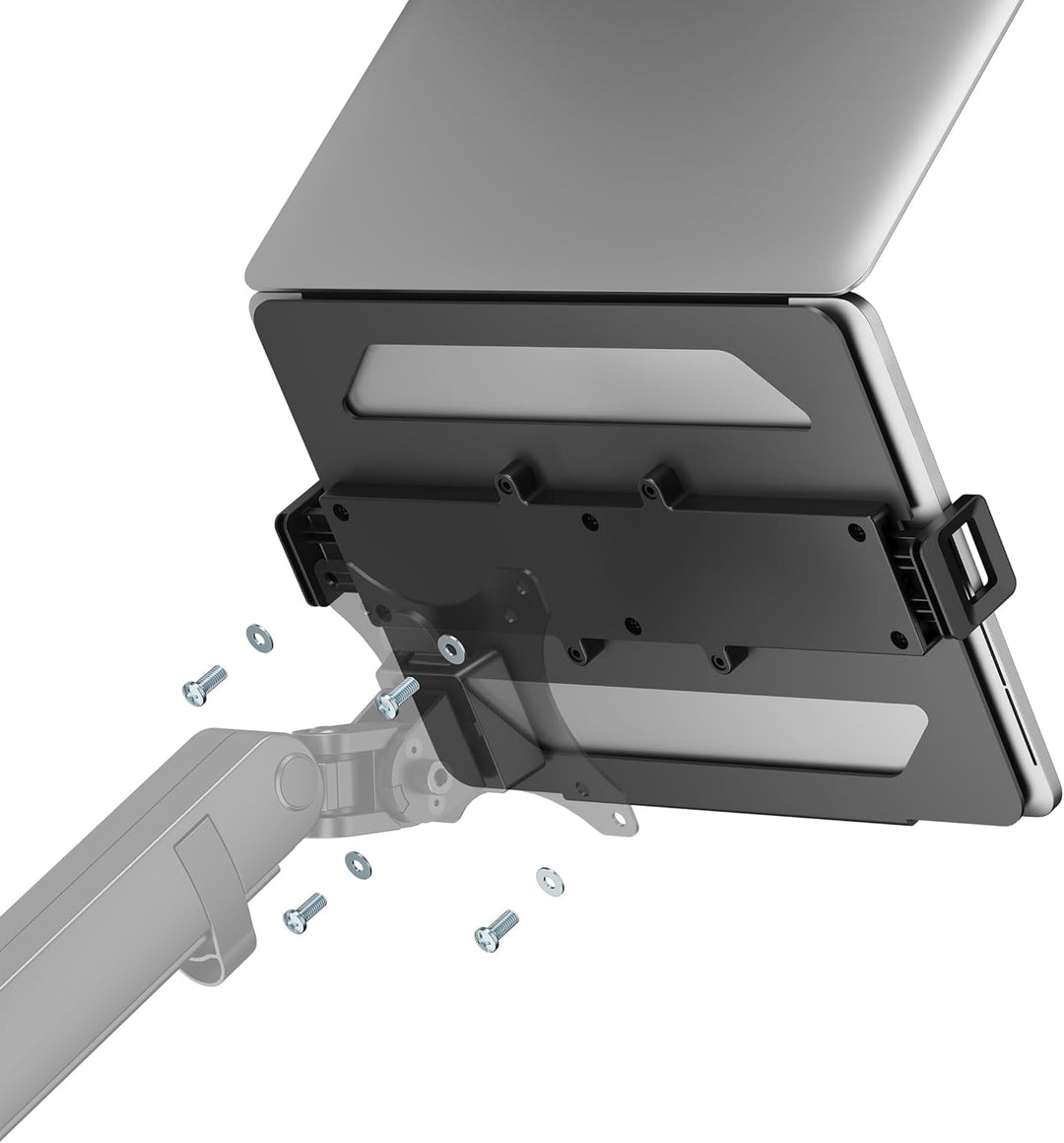 LogiLink BP0203 - Laptop Halterung für Monitorarme, passend für Geräte von 11,6–17,3", max. 9 kg