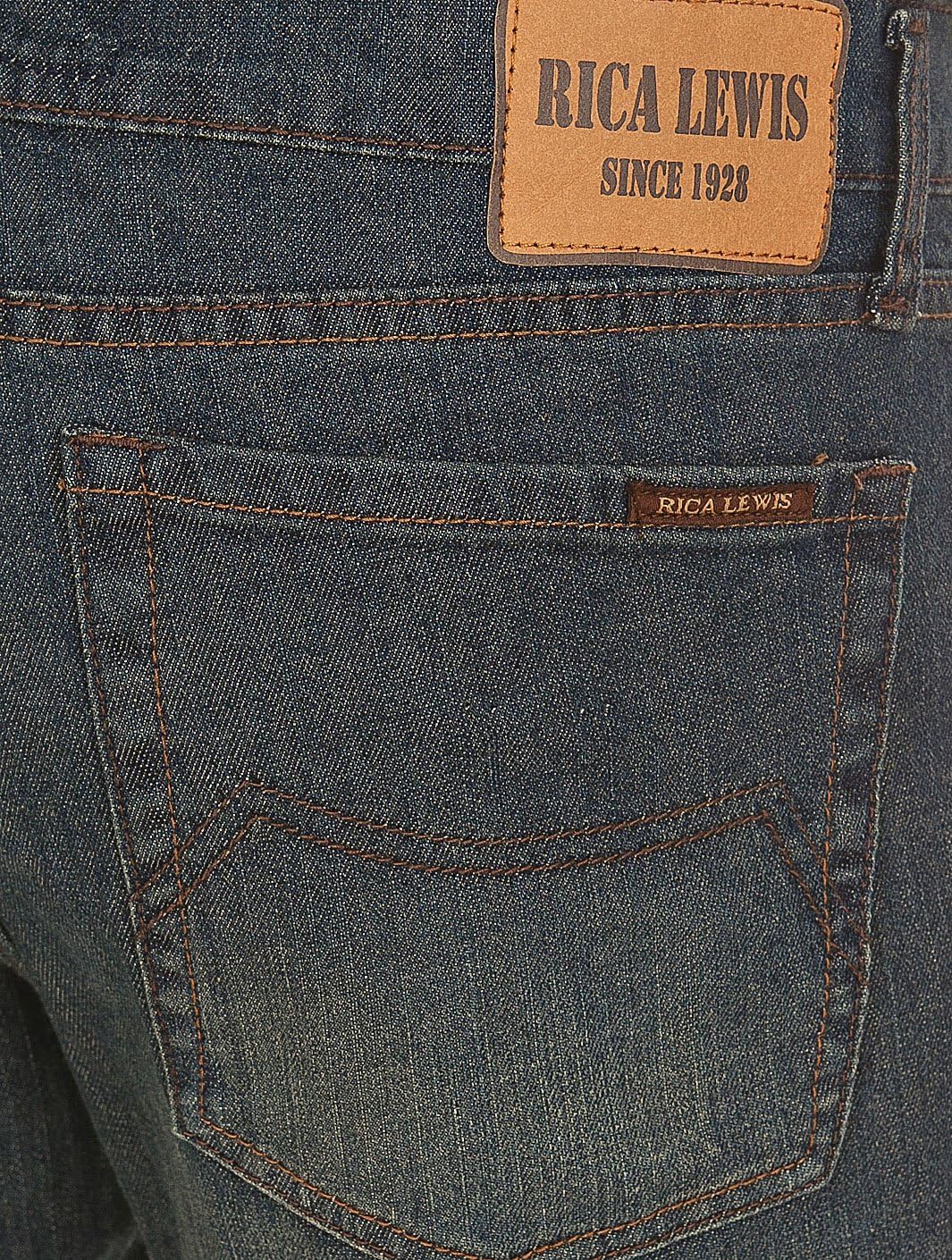 Rica Lewis Herren Jeanshose 31W / 32L Blau (Blau) (Blue), 31W / 32L Blau (Blau) (Blue)