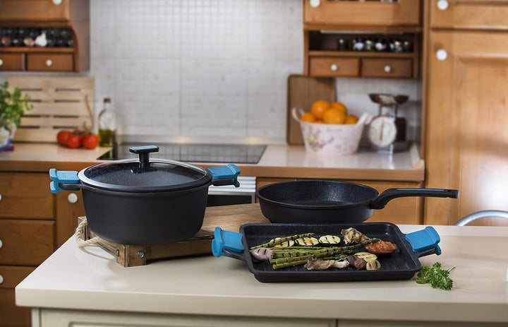 Arcos Serie Thera | Antihaft-Kochtopf 16 cm und 1,2L | Aluminiumguss | Geeignet für jede Küche | Erg