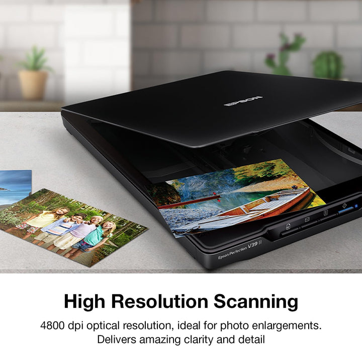 Epson - Perfection V39 II - Farbfoto- und Dokumenten-Flachbettscanner - 4800 DPI optische Auflösung