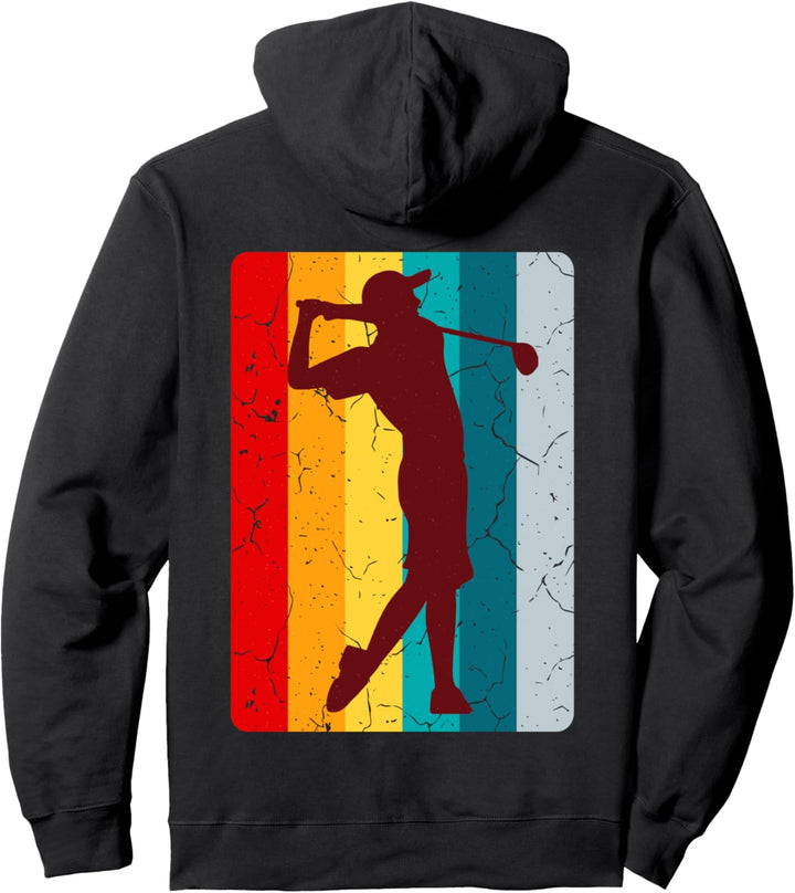 GOLF RETRO Golfer Outfit Golferinnen Golf Spieler Pullover Hoodie