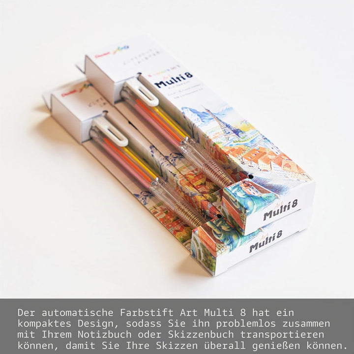 Pentel XPH804 Art Multi 8 Color Core 8 Haupteinheit Art Multi 8, Haupteinheit Art Multi 8