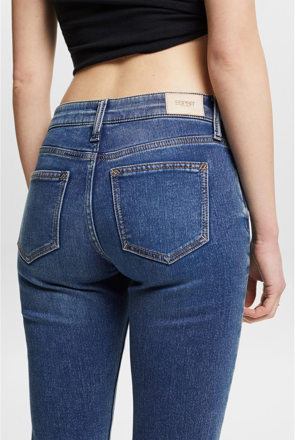 ESPRIT Damen Jeans 25W / 32L 902/Blue Medium Wash, 25W / 32L 902/Blue Medium Wash