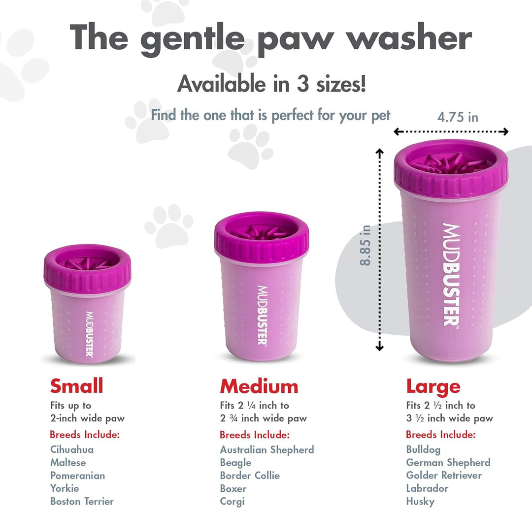Dexas MudBuster, Large, Fuchsia fuchsia Large, fuchsia Large