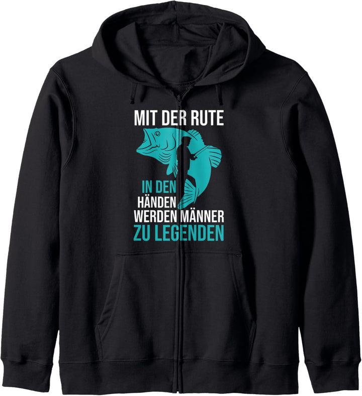 Angler Angeln Fischer Kapuzenjacke