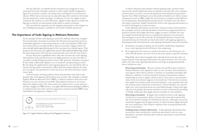 The Art of Mac Malware, Volume 2: Detecting Malicious Software, Taschenbuch