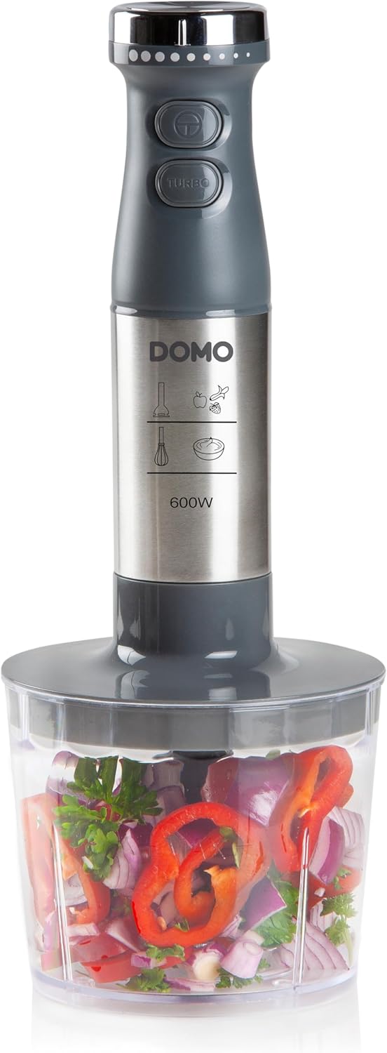 DOMO DO9226M Stabmixer Set - Variabel einstellbare Geschwindigkeit -Mixer-Set 3-in-1 mit Turbo Taste