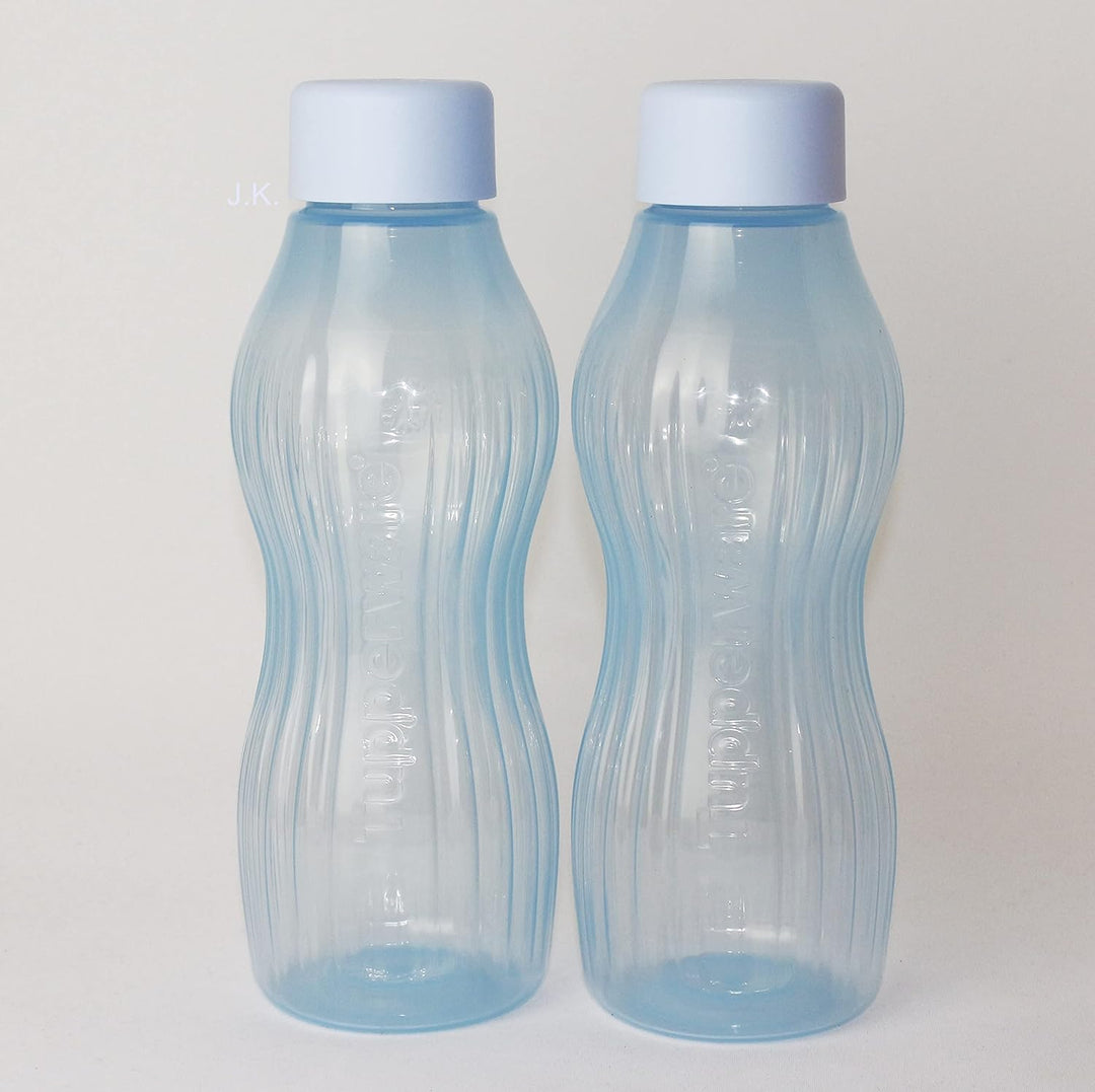 TUPPERWARE EcoEasy Trinkflasche 2x 880ml Xtrem Aqua Eisgekühlte Getränke + Hängelöffel
