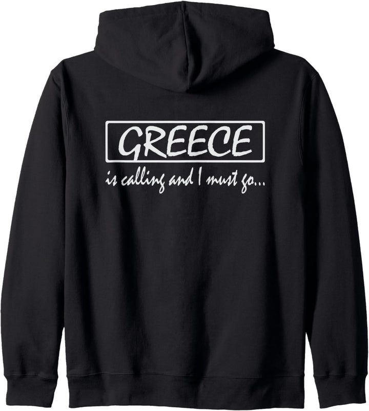 Griechenland ist Calling und ich muss Go Funny Grieche Kapuzenjacke