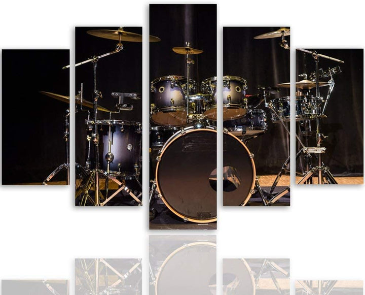 Feeby. Leinwandbild - 5 Teile - Bilder, Wand Bild, Wandbilder, Kunstdruck XXL, 5-Teilig, Typ A, 200x