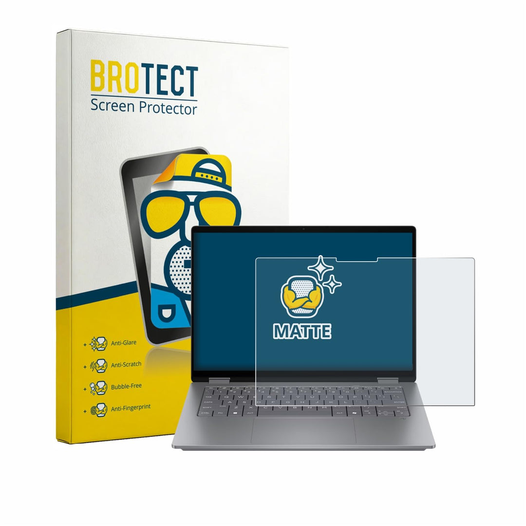 BROTECT Entspiegelungs-Schutzfolie für HP OmniBook X Flip 14 Matte Displayschutz-Folie, Anti-Reflex,