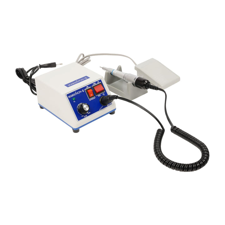 Poliermaschine Mit BüGel Und FussPedal FüR Juwelen Weiss 65W | 2-PolierköPfe GeräUscharm Und Vibrati